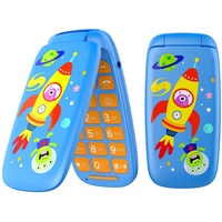 ukuu Klapphandy 1,8" GSM Kinderhandy Dual SIM Mobiltelefon ohne Vertrag mit großen Tasten und Batterie mit großer Kapazität - Blau