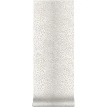 Superfresco Easy Vliestapete Leopard 52 cm x 10 m Silber