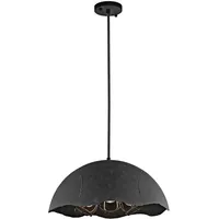 Elsteadlighting Fracture 3-flammige Pendelleuchte - Verwittertes Zink - KL-FRACTURE-P-M