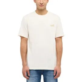Mustang Kurzarmshirt Weiß XL