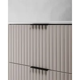 Rodan | Waschbeckunterschrank - 120cm | Beige matt - Kaschmir-Töne | B/H/T 120/57/46cm | Beige Tischplatte, Badmöbel, Waschbecken Unterschränk - Beige