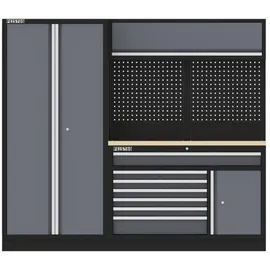 feistos Werkstatteinrichtung Apollo 32 Schwarz/Anthrazit 46x228x200cm