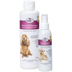 HUNDEfit by Loesdau Set Pflege I für Hunde, Fellpflegespray + Premium Shampoo