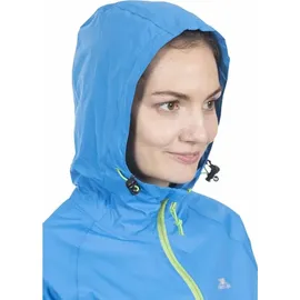 Trespass Qikpac Jacket Kompakt Zusammenrollbare Wasserdichte Regenjacke, Blau (Cobalt), L