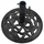 vidaXL Sonnenschirmständer Schwarz Bronze 9 kg 40 cm Gusseisen