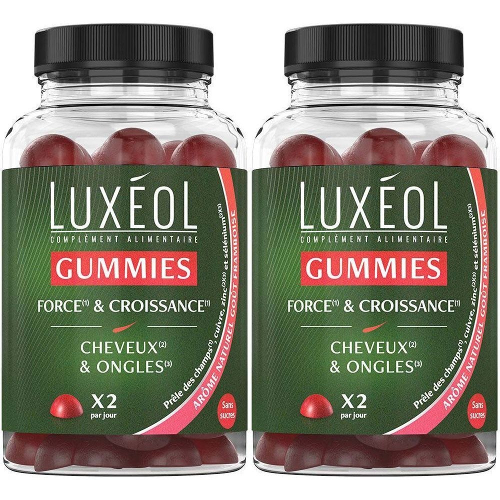 LUXÉOL Gummies Force & Croissance 2x60 pc(s) Gummies