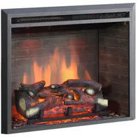 Elektrokamin Balderia Calida 26\, Schwarz, Metall, 79x32x72 cm, Fernbedienung, Flammeneffekt separat schaltbar, Überhitzungsschutz, Thermostat, Dimmer, Freizeit, Heizen & Kühlen, Elektrokamine