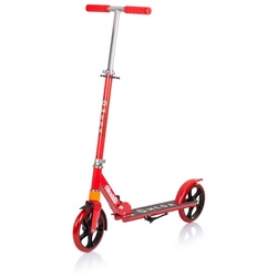 Chipolino Kinderroller Omega PU Räder ABEC-7 Lager verstellbar faltbar Bremse rot
