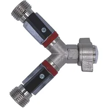 ich-zapfe Absperrhahn, Absperrventil 2-leitig, für Druckminderer, Getränkespender Zubehör