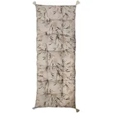 Chic Antique Liegenauflage 180 x 70 cm taupe floral 2-tlg.