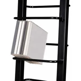 DESIGN DELIGHTS DESIGN CD STÄNDER TOWER schwarz, 92 cm, Metall | für 85 CDs