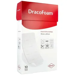 Dracofoam Schaumstoff Wundauflage 10x20cm