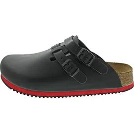 Birkenstock Kay Superlauf, WB, Naturleder, schwarz/rot, normal, Größe 41