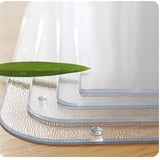 Runde Transparente PVC-Tischdecke, 1,5 mm Dick, Rund, Matt, Tischschutz, Schmutzabweisend, Abwischbar, Runde Tischdecke für Couchtisch, Restauranttisch (Diameter 95cm/37in)