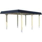 SKANHOLZ Skan Holz Carport Wendland 362 x 628 cm Alu-Dach Blende