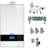 Buderus Logaplus Paket W43 weiß Aufputz mit Regelung BC400