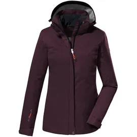 KILLTEC Damen Funktionsjacke/Outdoorjacke mit abzippbarer Kapuze KOS 133 WMN JCKT, weintraube, 46