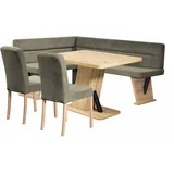 Home Affaire »Laros Sitzgruppe, Eckbank, Stühle, Tisch«, (Set, 4tlg Set), perfekt für Küche, Esszimmer, Wohnzimmer, Bestseller