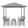 vidaXL Gartenpavillon 2,5 x 1,5 m Anthrazit