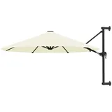 furnicato Sonnenschirm Ø 300 cm Sandweiß
