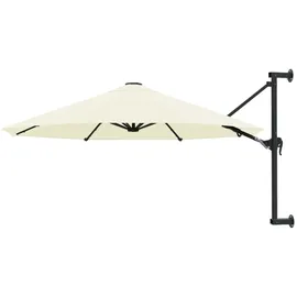 furnicato Sonnenschirm Ø 300 cm Sandweiß