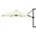 furnicato Sonnenschirm Ø 300 cm Sandweiß
