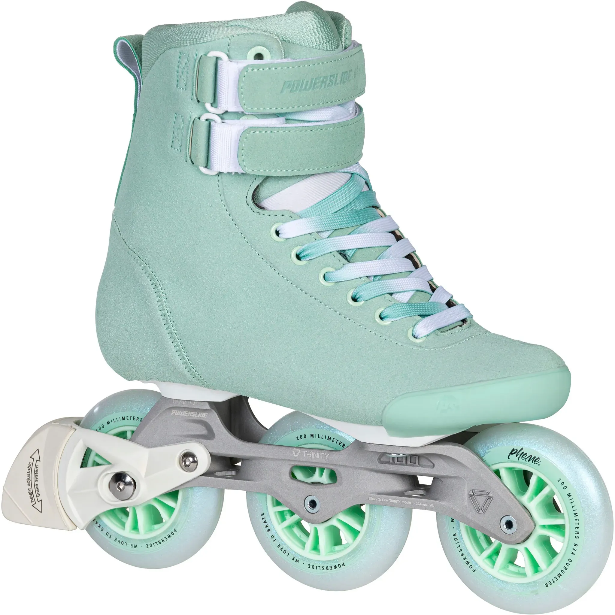 Powerslide Inlineskates »Pheme Mint 100« Powerslide grün 42