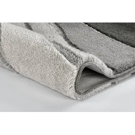 KLEINE WOLKE Badteppich Ocean Schiefer 55 x 50 cm mit Ausschnitt