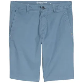 Tom Tailor Slim Fit Chinoshorts aus Baumwoll-Mix, Blau, 32