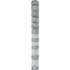 vidaXL Wildzaun 1000 x 120 cm Silber/Eisen
