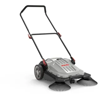 STARMIX Handkehrmaschine StarSweep 65 (Kehrmaschine manuell, Kehrbreite 65cm, 18 Liter, Kehrleistung 2100 m2/h) 130170
