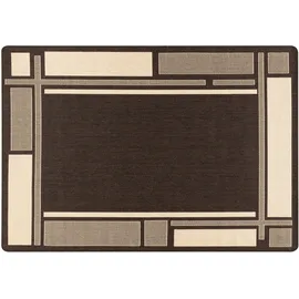 Peyer Syntex Teppich Smilla Bordüre anthrazit 160 x 110 cm