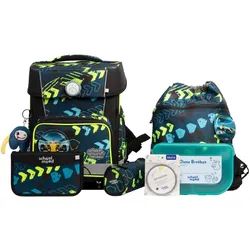 School Mood Champion Pro Elias (Rennwagen), 7-tlg. Schulranzenset