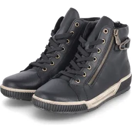 Rieker Schnürstiefel Damen Schwarz 36