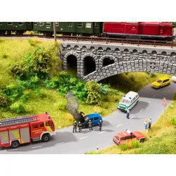 NOCH Feuerwehreinsatz, HO (1:87), Schwarz, Gelb