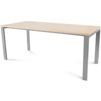 Rocada Schreibtisch Total BxTxH 180x80x73cm Gestell grau Platte Melamin