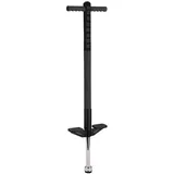 Relaxdays Pogo Stick für Kinder oder Erwachsene Schwarz,Silber