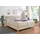 Home Affaire Boxspringbett »Fargo«, inkl. Topper, in 3 Matratzenarten, in Samt- oder Strukturstoff beige