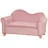 Homcom Kindersofa mit Stauraum 84 x 41,5 x 48,5 cm Kunststoff rosa