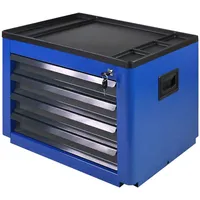ADB Werkzeugtruhe 4 Schubladen Für Werkstattwagen Basic 450x600x440 mm, blau