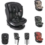 Lorelli Kindersitz Estate i-Size (40-150cm) Isofix, Stützbein, Sitz 360° drehbar schwarz