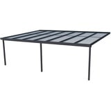 Gutta Terrassendach Premium 712 x 506 cm anthrazit/polycarbonat klar