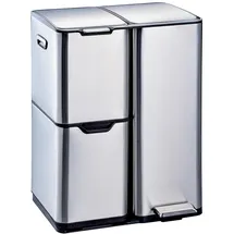 Hti-Living Mülltrennsystem Jannik 60 l Silber
