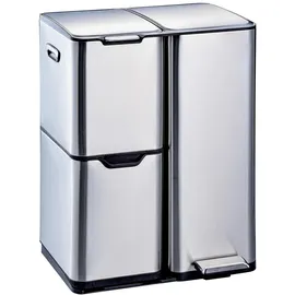 Hti-Living Mülltrennsystem Jannik 60 l Silber