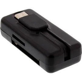 InLine OTG Card Reader Dual Flex, für SD und microSD, mit USB Buchse und 2 Kartenslots