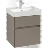 Villeroy & Boch Collaro Waschtischunterschrank C00700AH 51x54,6x41,4cm, Waschbecken mittig, Wine Red