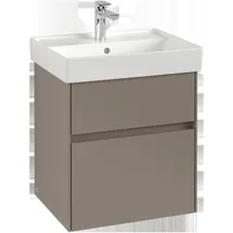 Villeroy & Boch Collaro Waschtischunterschrank C00700AH 51x54,6x41,4cm, Waschbecken mittig, Wine Red