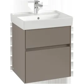 Villeroy & Boch Collaro Waschtischunterschrank C00700AH 51x54,6x41,4cm, Waschbecken mittig, Wine Red