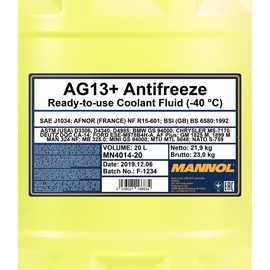 MANNOL Antifreeze AG13+ Advanced Frostschutz für BMW