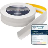 Holzbrink Weichsockelleiste selbstklebend PVC 32x23mm, 25 m Küchenleiste Arbeitsplatte Abschlussleiste selbstklebend für Badezimmer Farbe: Birke